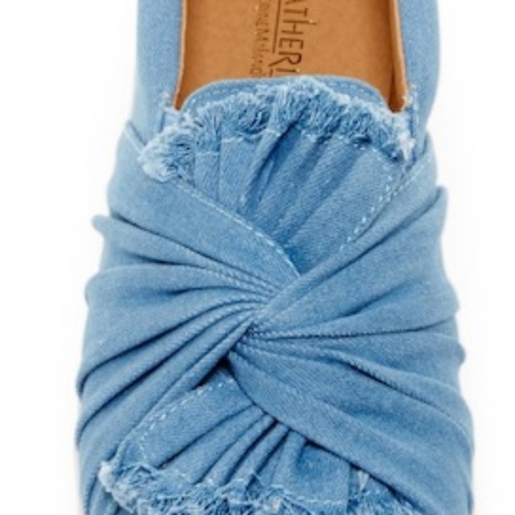 Catherine Malandrino Shoes - Denim Pull On/Slip On Fashion Sneakers